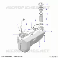 SISTEMA DI ALIMENTAZIONE CARBURANTE, FUEL TANK
