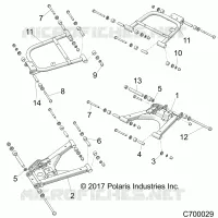 SOSPENSIONE POSTERIORE CONTROL ARMS