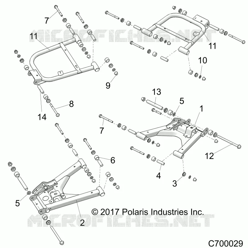 SOSPENSIONE POSTERIORE CONTROL ARMS