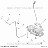 TRASMISSIONE, FRONT GEARCASE MOUNTING