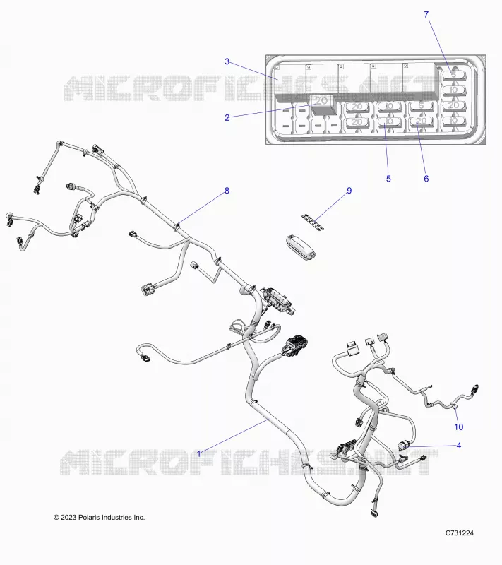 ELETTRICO, WIRE HARNESSES, CHASSIS