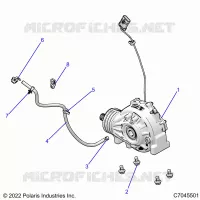 TRASMISSIONE, FRONT GEARCASE MOUNTING