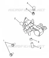 POMPA DELL'OLIO 700 RMK 0970966, 700 SKS 0970566, and EUROPEAN 700 SKS E970566 (4938573857C011)