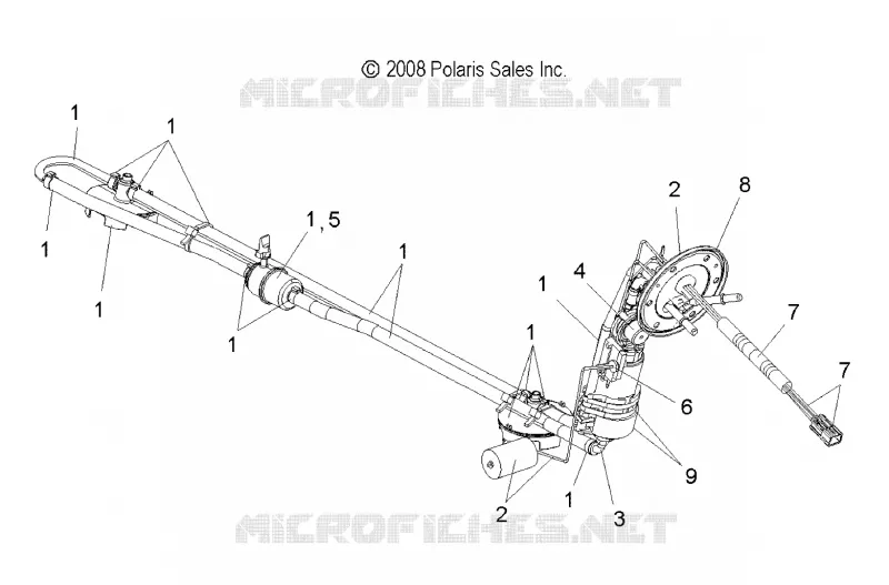 SISTEMA DI ALIMENTAZIONE CARBURANTE, KITS, PUMP FLANGE ASM.