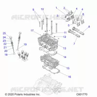 ENGINE, CYLINDER/TESTA CILINDRO ASM.