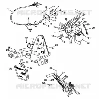 ELETTRICO/FANALE POSTERIORE XPLORER 400L W98CC38C (4945414541C008)