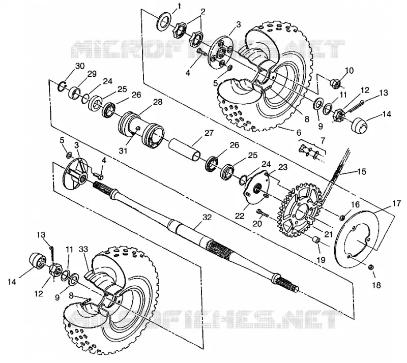 TRAZIONE POSTERIORE 2X4 300 W957530 (4930053005C002)