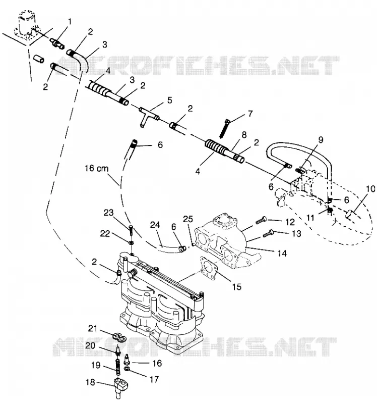 SISTEMA DI RAFFREDDAMENTO  HURRICANE B964466 and  Intl. HURRICANE I964466 (4935733573B007)