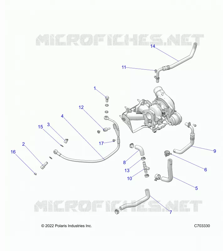ENGINE, TURBO, COOLING AND OIL