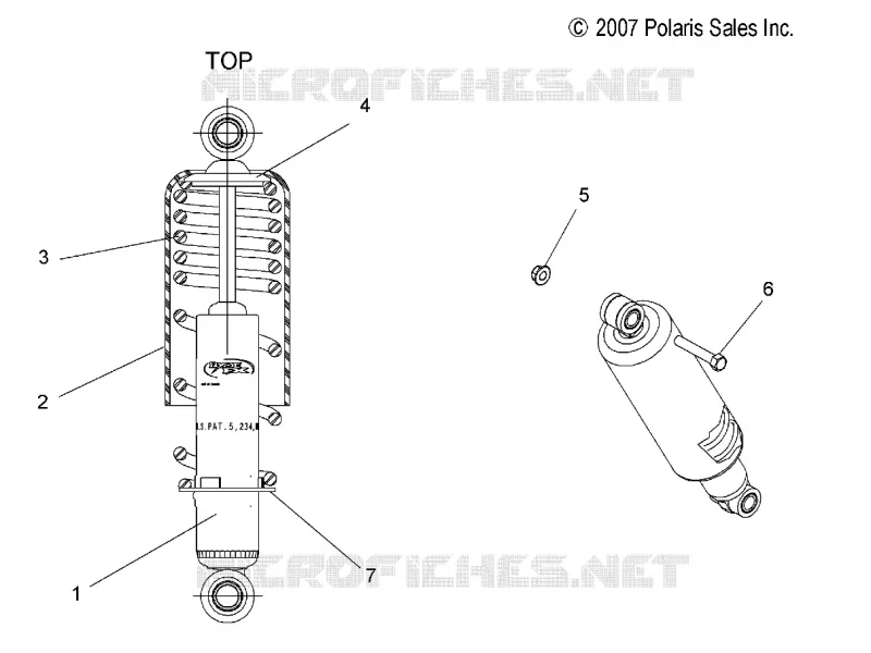 SHOCK ANTERIORE PISTA (7043048)