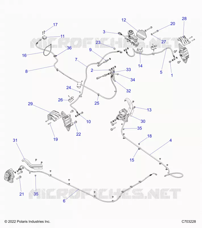 BRAKES, BRAKE LINES AND CILINDRO PRINCIPALE