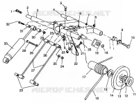 POSTERIORE COPPIA ARM 500 EFI SKS 0962574, 500 EFI RMK 0962974, and EUROPEAN 500 (4931983198B014)