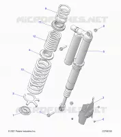 SUSPENSION, REAR SHOCK MONTAGGIO, ULTIMATE