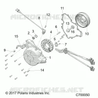 ENGINE, STATOR AND VOLANO