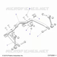 SUSPENSION, FRONT BARRA DI STABILIZZAZIONE