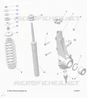 SUSPENSION, ANTERIORE MONTANTE