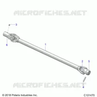 TRASMISSIONE, PROP SHAFT, FRONT