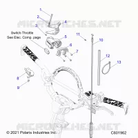 MOTORE, THROTTLE CONTROL ASM.