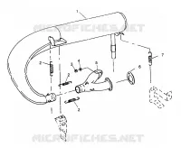 IMPIANTO DI SCARICO 500 0972764,  EUROPEAN 500 E972764,  500 SKS 0972564, EUROPE (4938393839C010)