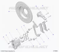 BRAKES, PINZA POSTERIORE