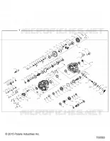 TRASMISSIONE, MAIN GEARCASE INTERNALS -Z16VDE99FM (700583)
