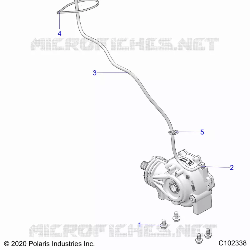 TRASMISSIONE, GEARCASE MOUNTING, FRONT