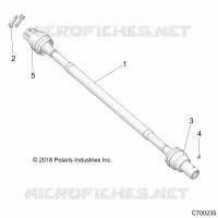 TRASMISSIONE, REAR PROP SHAFT
