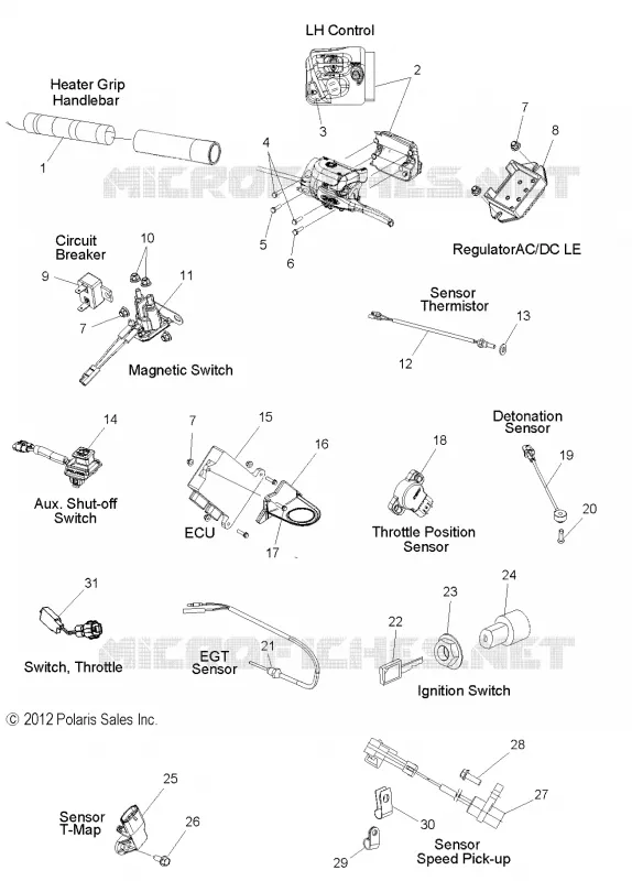 INTERRUTTORI, SENSORI and COMPONENTS