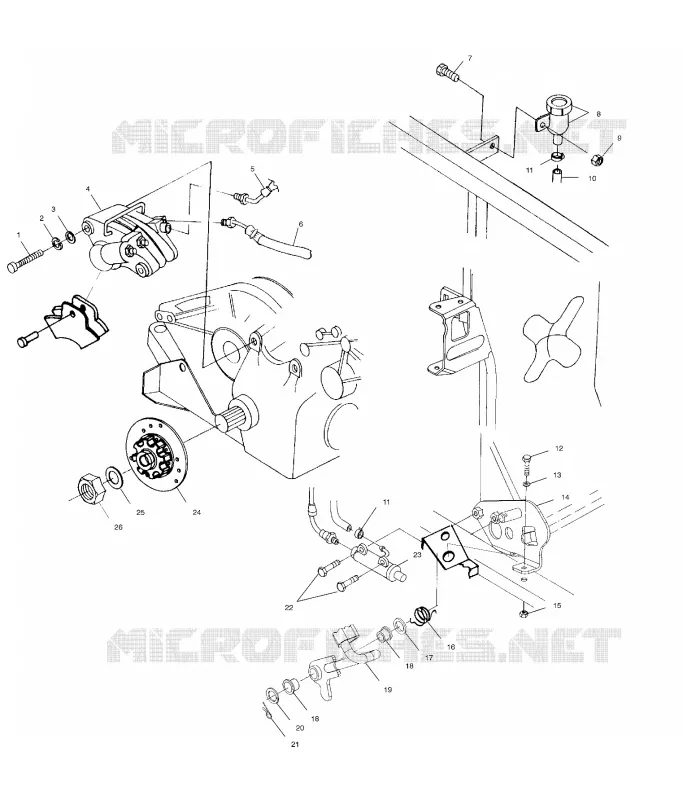 FRENO POSTERIORE/FOOT PEDAL