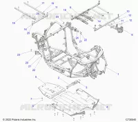 CHASSIS, MAIN FRAME AND SCIARED PLATES