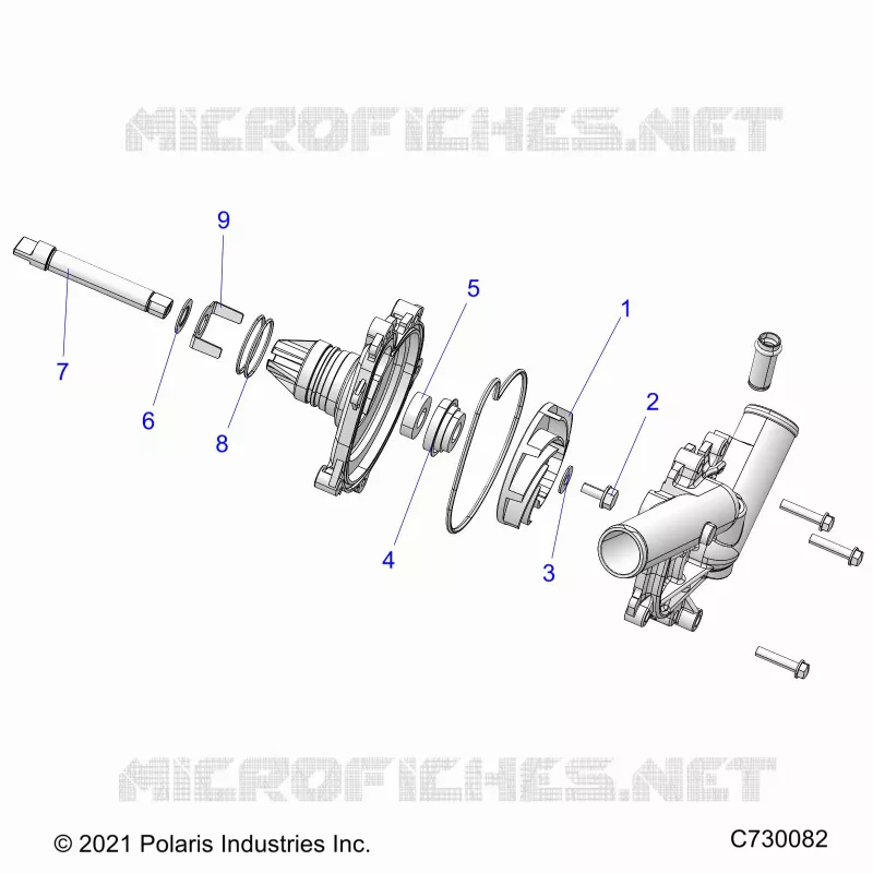 MOTORE, WATERPUMP ASSEMBLY