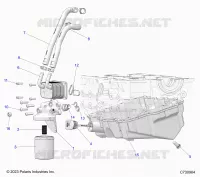 OIL COOLER, FILTER AND DIPSTICK