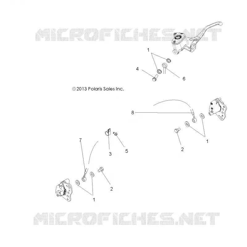 FRENO ANTERIORE BRAKE LINES