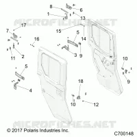 PORTE, REAR, FULL, MOUNTING
