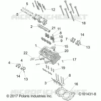 CILINDRO HEAD, CAM AND VALVES
