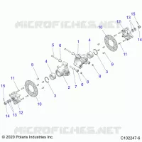 SOSPENSIONEDLE HUBS, CARRIER AND BRAKE DISC