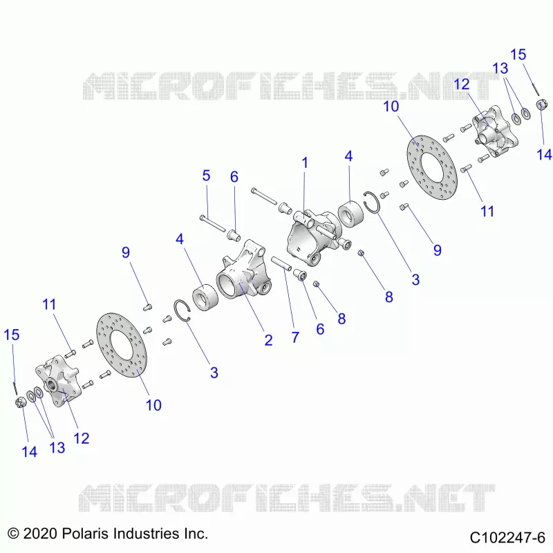 SOSPENSIONEDLE HUBS, CARRIER AND BRAKE DISC