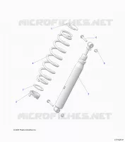SUSPENSION, REAR SHOCK MONTAGGIO