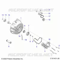 ENGINE, SISTEMA DI RAFFREDDAMENTO AND WATER PUMP