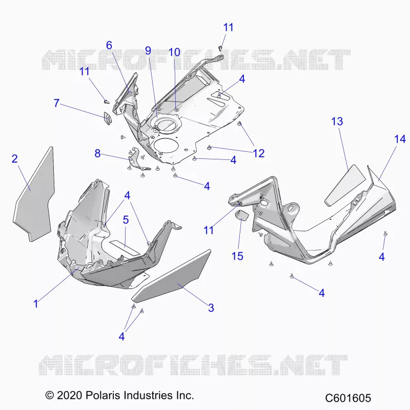 NOSEPAN ASM./FENDERS