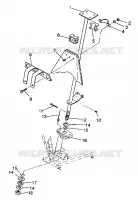 INSIEME DELLO STERZO POST Trail Blazer W937221 (4924082408014A)