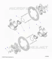 SOSPENSIONI ANTERIORI CARRIER AND HUB- Z24NMF99AR/AM/BR/BM (C750160)