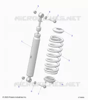 SUSPENSION, SHOCK ANTERIORE MOUNTING