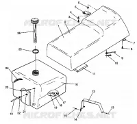 MONTAGGIO SEDILE   SERBATOIO WIDETRAK LX 0942064 (49250425040002)