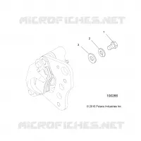 FRENO ANTERIORE CALIPER MOUNTING