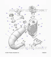 ENGINE, IMPIANTO DI SCARICO AND TURBO ASM.