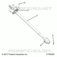 DRIVE TRAIN, FRONT PROP ALBERO