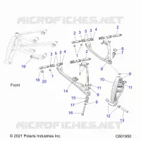SUSPENSION, CONTROL ARMS, AND SPINDLE