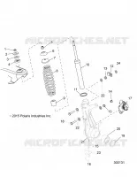 SUSPENSION, ANTERIORE MONTANTE
