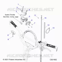MOTORE, THROTTLE CONTROL ASM.